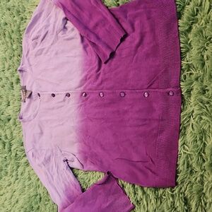 3/$20🎉 Kenar Purple Ombre Cardigan